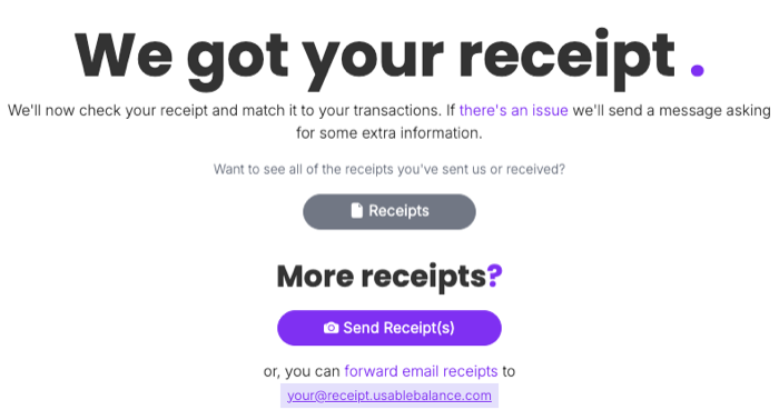 Receipt Capture & Auto-match